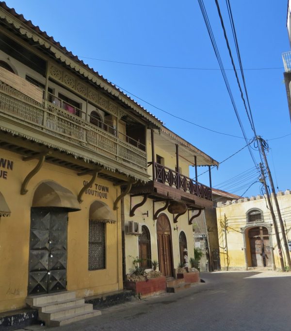 Mombasa old town view.
