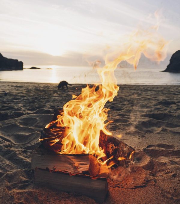 Bonfire by the beach